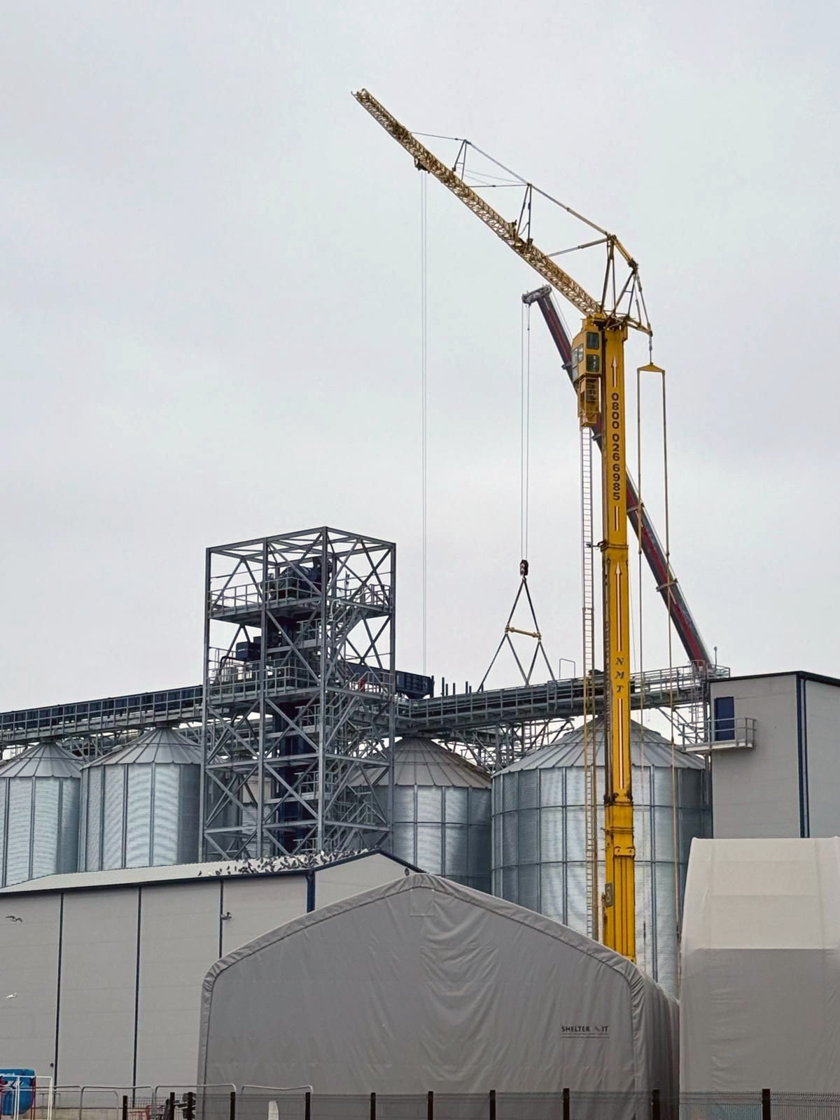 NMT Crane Hire leads silo deconstruction project with Spierings SK1265-AT6